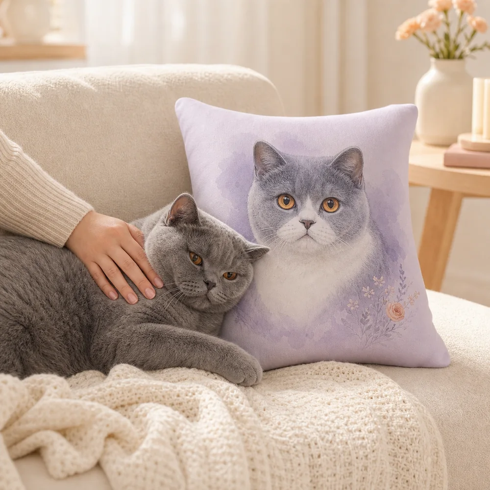 A gentle pet memorial keepsake in a warm home